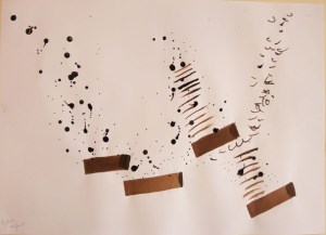 Travail de participant graphisme d'après musique