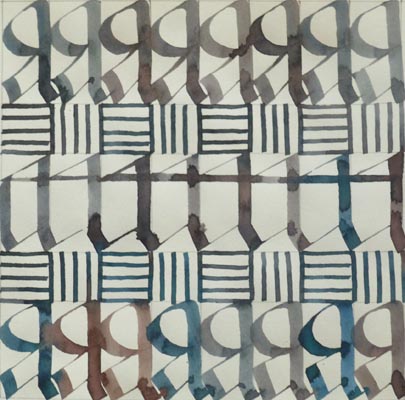 Travaux d'élèves. Textures tapis.