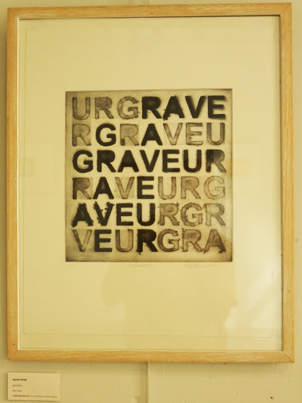 Martin Ware, eau forte.